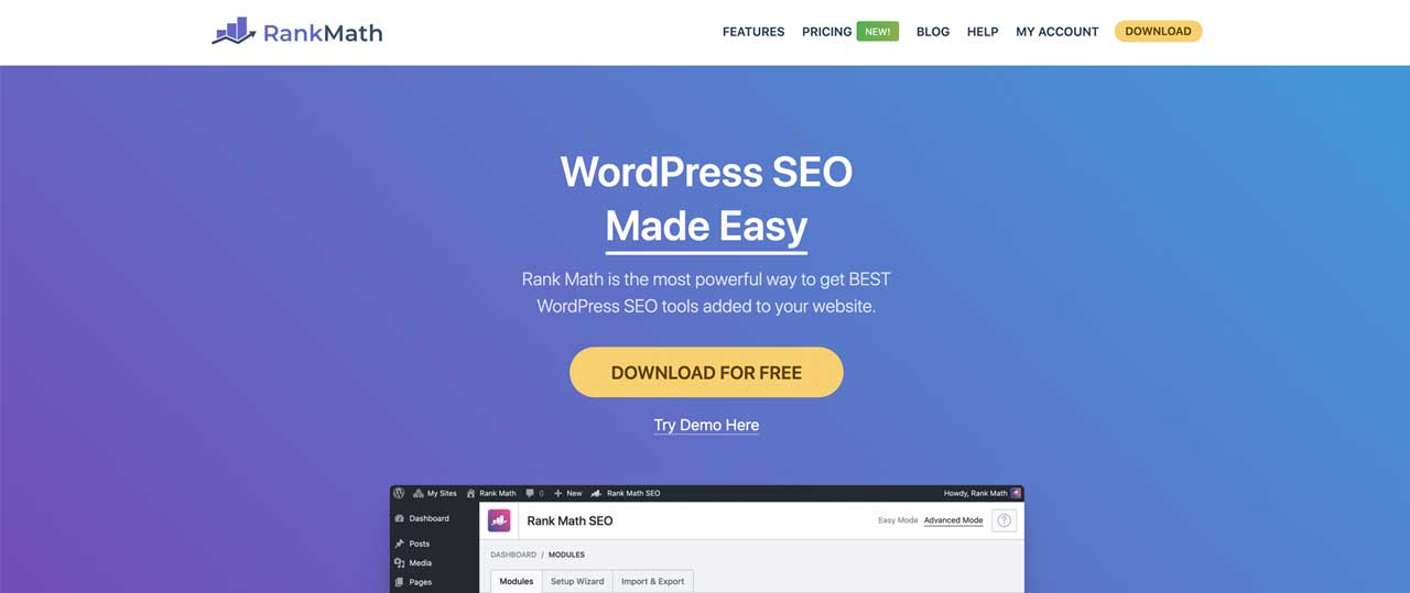 Rank Math Guía para Wordpress 2021