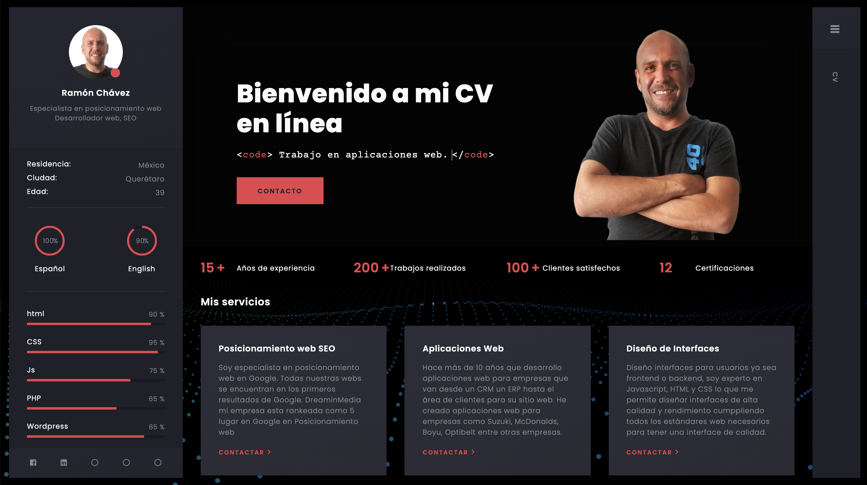 Ramón Chávez CV